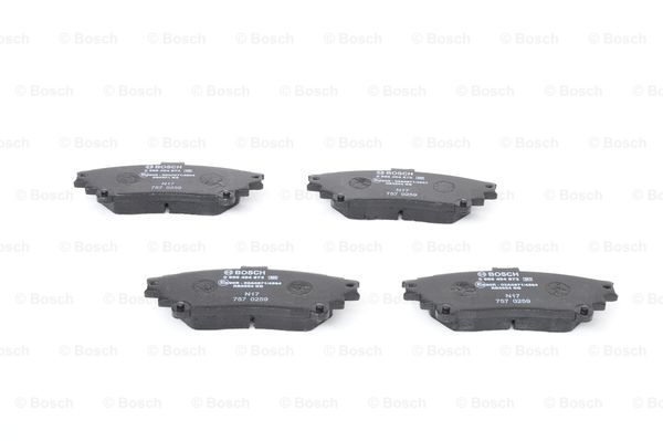 Колодки тормозные дисковые задние <b>BOSCH 0986494873</b> - изображение 5