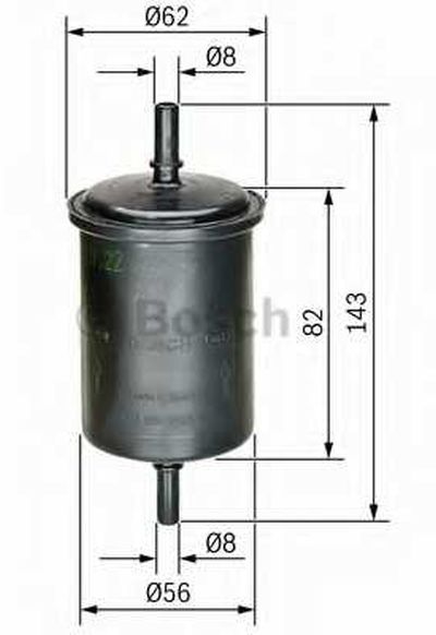Фильтр топливный BOSCH 0 450 902 161 - изображение 1