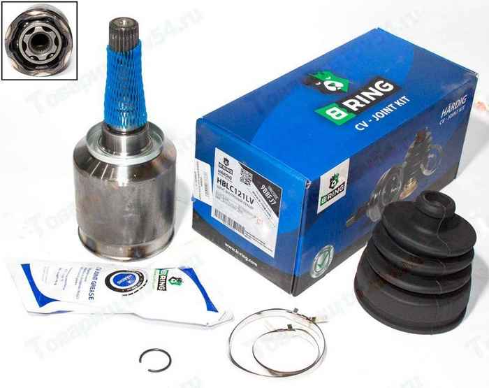ШРУС внутренний ВАЗ 2121 Нива левый <b>B-RING HBLC121LV</b> - изображение