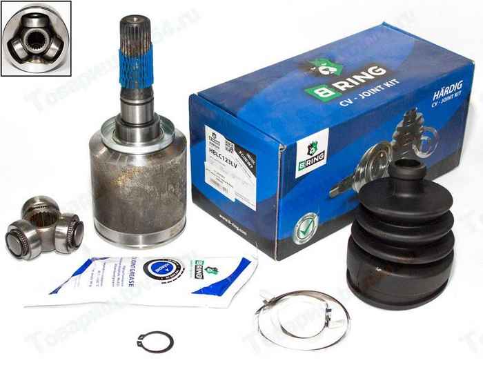 ШРУС внутренний ВАЗ 2123 Нива Шевроле левый <b>B-RING HBLC123LV</b> - изображение
