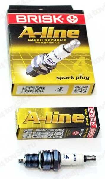 Свеча A-Line №4 ВАЗ 2101-07 <b>BRISK L15YCY</b> - изображение