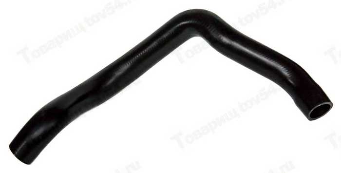 Патрубок радиатора ВАЗ 1117-1119 16кл нижний <b>БРТ 1119-1303010Р</b> - изображение