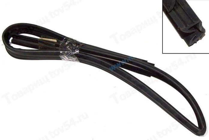 Уплотнитель опускного стекла ВАЗ 2109 (бархотка) передней двери верхний правый <b>БРТ 2109-6103292Р</b> - изображение Уплотнитель опускного стекла ВАЗ 2109 (бархотка) передней двери верхний правый <b>БРТ 2109-6103292Р</b> - изображение