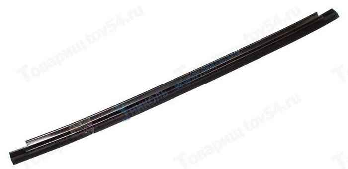 Уплотнитель опускного стекла ВАЗ 21214 (бархотка) передней двери наружный правый <b>БРТ 21214-6103282Р</b> - изображение