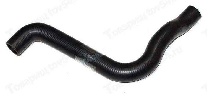 Патрубок радиатора ВАЗ 2170 Приора (без кондиционера) верхний <b>БРТ 2170-1303025Р</b> - изображение