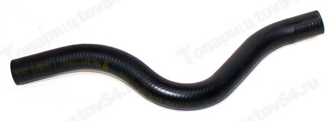 Патрубок печки ВАЗ 2180 Vesta подводящий 382мм 8450007975 <b>БРТ 2180-8101200-10Р</b> - изображение