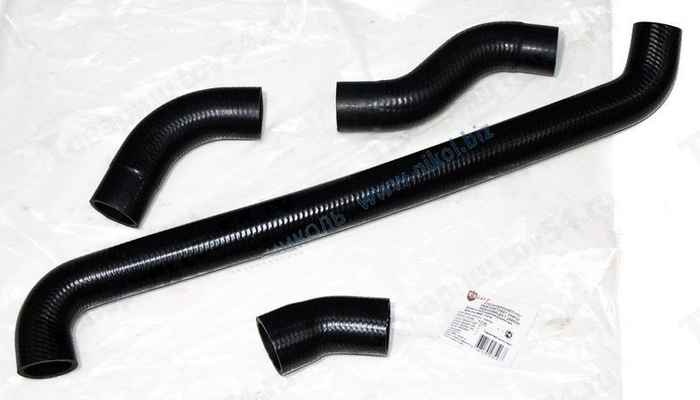 Патрубки радиатора ВАЗ 21214 (4шт) <b>БРТ 249РШ</b> - изображение