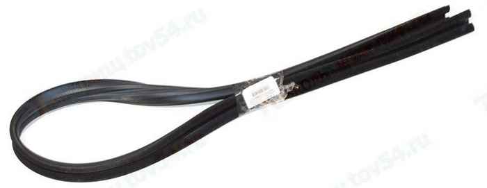 Уплотнитель опускного стекла У*З-452, 3741 передней двери (бархотка) <b>БРТ 3741-6103254Р</b> - изображение