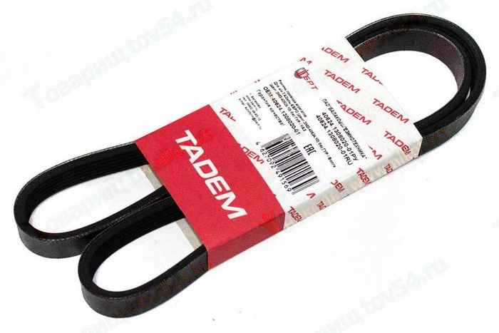 Ремень 6PK1275 Газ ЗМЗ-405 без ГУР Е-3 <b>БРТ 40624.1308020-01РУ</b> - изображение