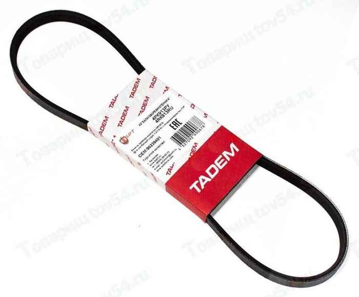 Ремень 4PK913 Renault Logan, Sandero 8клап. с кондиционером <b>БРТ 4РК913РУ</b> (8200041851) - изображение