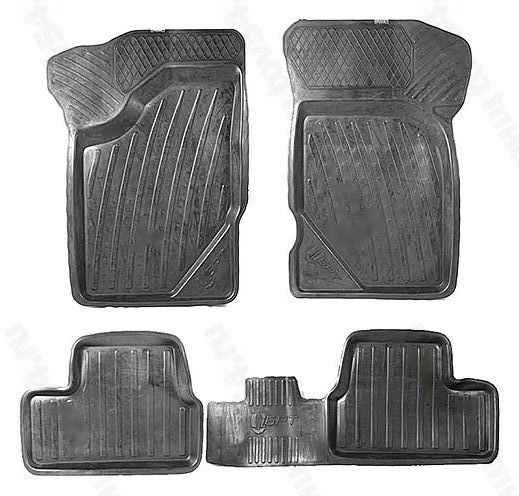 Ковры салона ВАЗ 1118 Калина резин <b>БРТ КОМПЛЕКТ КРКР</b> - изображение Ковры салона ВАЗ 1118 Калина резин <b>БРТ КОМПЛЕКТ КРКР</b> - изображение