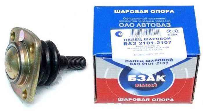 Опора шаровая ВАЗ 2101-2107 верхняя, 2121-21214 верх/низ усиленная БЗАК-ПРОФИ 906-521 (2101-2904192) - изображение 1