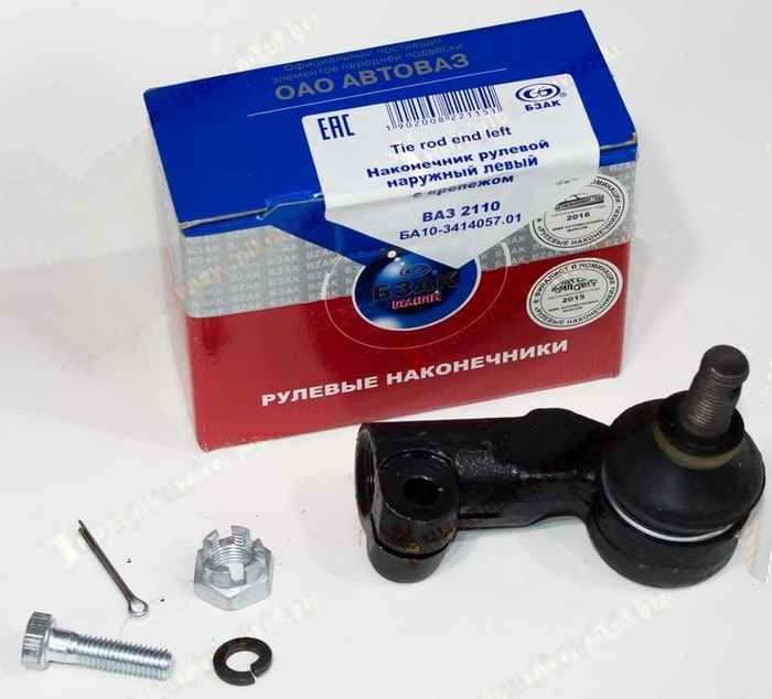 Наконечник рулевой ВАЗ 2110 наружный левый<b>БЗАК 906-542</b> - изображение