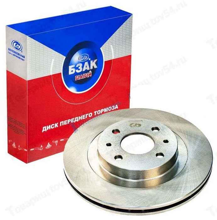 Диск тормозной ВАЗ 2112 R14 вентилируемый <b>БЗАК 906-620</b> - изображение