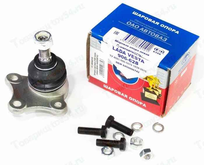 Опора шаровая ВАЗ 2180 Vesta левая 8450006742 <b>БЗАК 906-629</b> - изображение