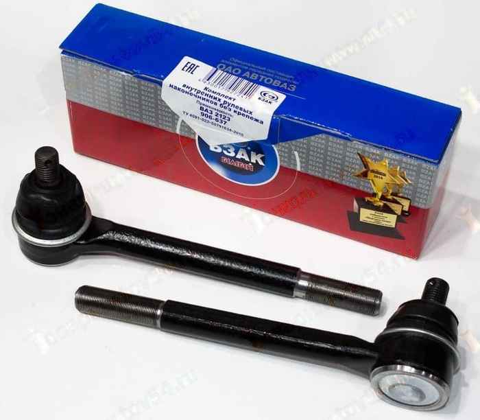 Наконечник рулевой ВАЗ 2123 Нива Шевроле длинный (комплект 2шт) <b>БЗАК 906-637</b> - изображение