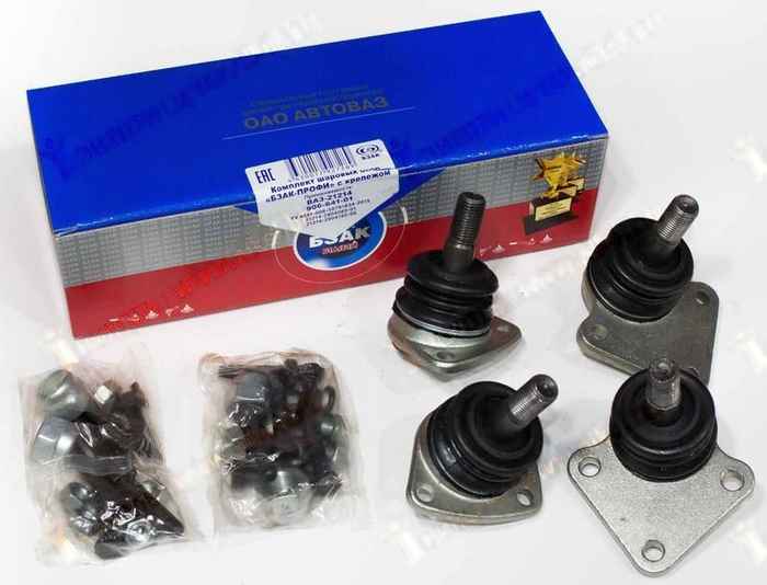 Опора шаровая ВАЗ 21214 НИВА-М комплект (4 шт) с крепежом <b>БЗАК 906-641-01</b> - изображение