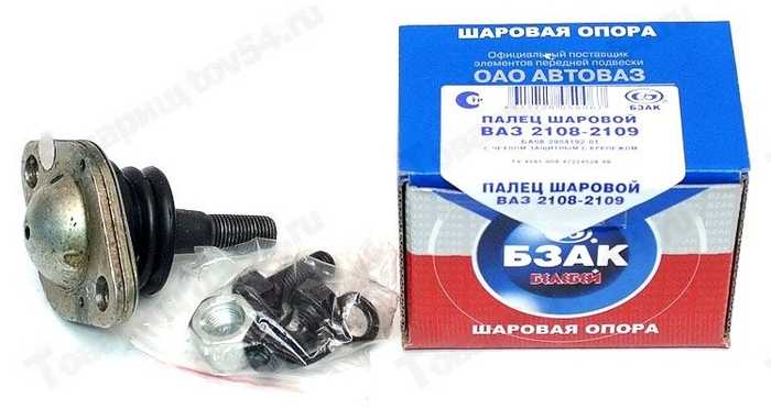 Опора шаровая ВАЗ 2108 с креп <b>БЗАК БА08-2904192-01 с креп</b> - изображение