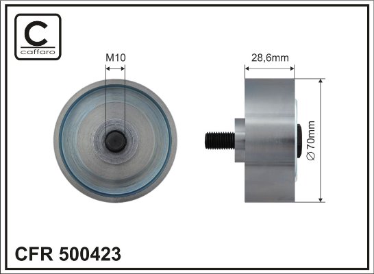 Ролик <b>CAFFARO 500423</b> - изображение