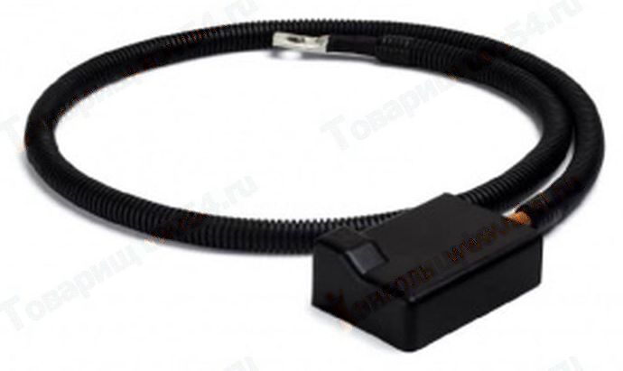 Провод АКБ '+' ВАЗ 2190 Гранта (L=1030мм) литая клемма <b>CARGEN 21905-3724070-90</b> - изображение