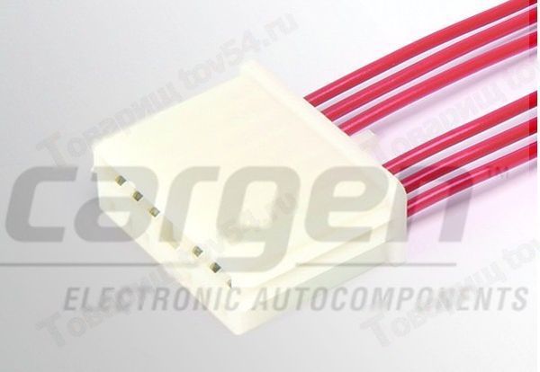 Колодка заднего фонаря ВАЗ 2105-2107, 2108-21099, 2114 с проводами <b>CARGEN АХ-328</b> - изображение