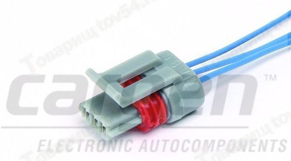 Колодка датчика фаз (распредвала) ВАЗ, Газ 3 провода <b>CARGEN АХ-330</b> - изображение