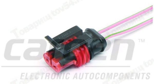 Колодка к блокир. выбора линии заднего хода ВАЗ 1117, 1118, 1119 Калина с проводами <b>CARGEN АХ-331</b> - изображение