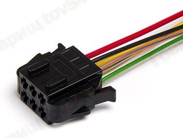 Колодка реле задних противотуманных фонарей ВАЗ 2110-2115 с проводами <b>CARGEN АХ-340-6</b> - изображение