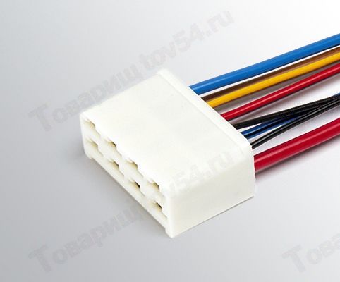 Колодка выключателя зажигания ВАЗ 2108-21099 с проводами <b>CARGEN АХ-368-2</b> - изображение