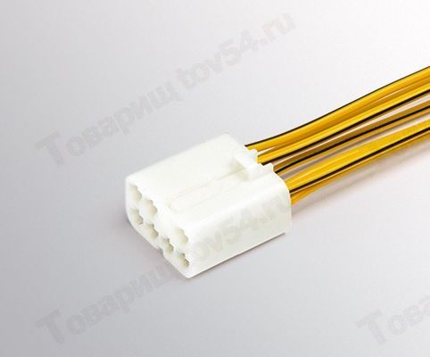 Колодка выключателя аварийной сигнализации ВАЗ 2170 с проводами <b>CARGEN АХ-369-3</b> - изображение