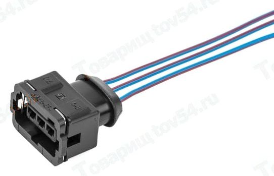 Колодка датчика Холла ВАЗ 3 конт. <b>CARGEN AX-312-2</b> - изображение