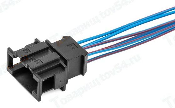 Разъем 6-контактный штыревой жгута фаркопа ВАЗ 2123 <b>CARGEN AX34062</b> - изображение