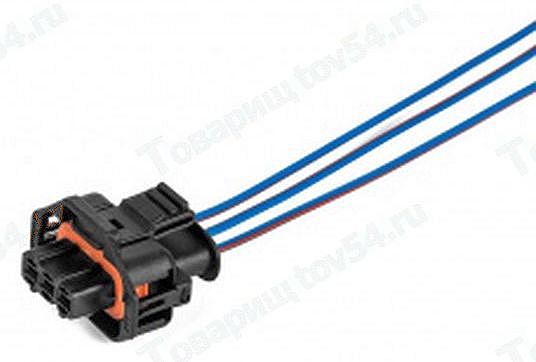 Колодка датчика давления газа (ГБО) для Lada Vesta CNG герметичная с проводом <b>CARGEN AX-459</b> - изображение