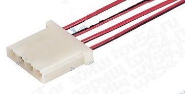 Колодка к плафону освещения салона ВАЗ 2108-2114, к часам 2110 с проводами <b>CARGEN AX-483-1</b> - изображение