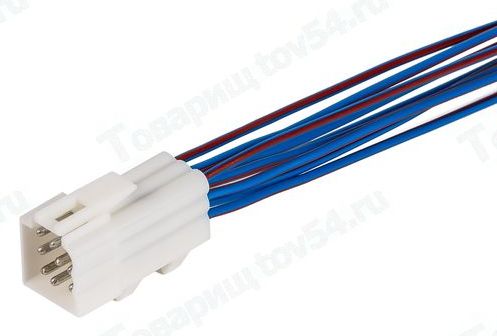 Колодка жгута воздухопритока, переключателя стеклоподъемника Калина с проводами <b>CARGEN AX-497</b> - изображение Колодка жгута воздухопритока, переключателя стеклоподъемника Калина с проводами <b>CARGEN AX-497</b> - изображение