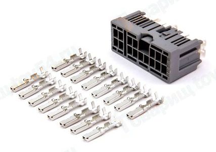 Разъем подрулевого переключателя света 16 конт. Lada Vesta <b>CARGEN AX64316S</b> - изображение