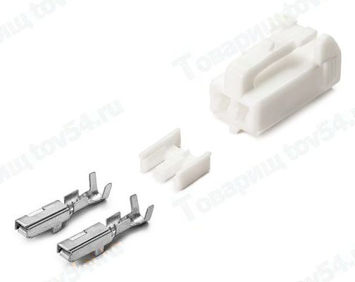 Разъем 2-контактный к патрону габаритной лампы W5W Lada Vesta <b>CARGEN AX6452S</b> - изображение