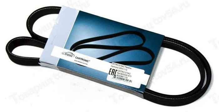 Ремень 5PK1110 LADA Largus, Renault Logan с ГУР 8200841132 <b>CARTRONIC CRTR0101542</b> - изображение