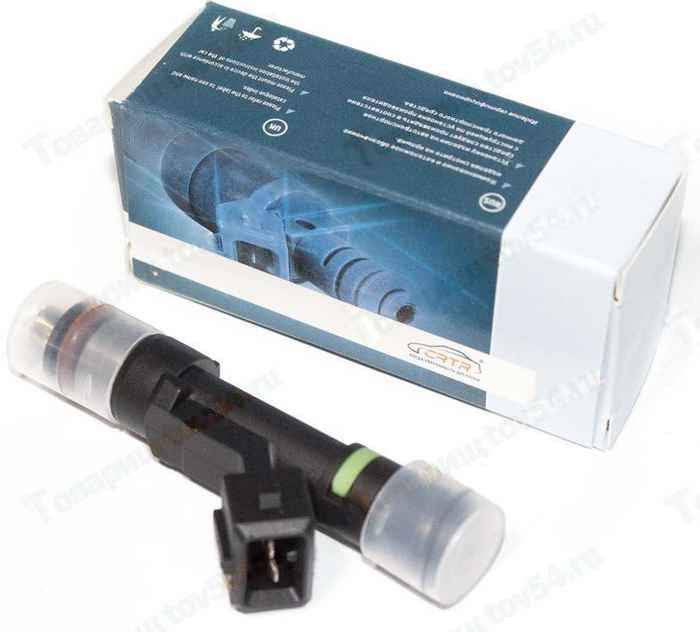Форсунка топливная ВАЗ 2110 8V 1,5i <b>CARTRONIC CRTR0105801</b> (аналог BOSCH 0 280 158 110) - изображение