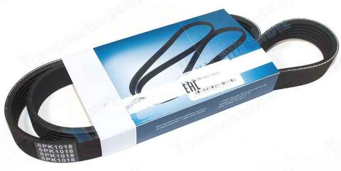 Ремень 6PK1018 ВАЗ 1117-119 Калина С ГУР и кондиционером <b>CARTRONIC CRTR0118525</b> - изображение