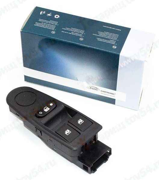 Выключатель стеклоподъемника ВАЗ 1118 Калина 2-х клавишный (351. 3769) <b>Cartronic CTR0105960</b> - изображение Выключатель стеклоподъемника ВАЗ 1118 Калина 2-х клавишный (351. 3769) <b>Cartronic CTR0105960</b> - изображение