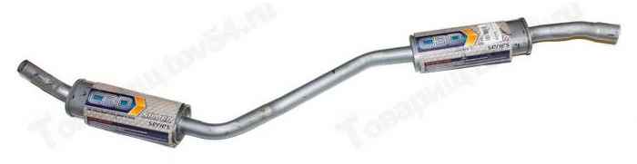 Резонатор ВАЗ 2103 закатной <b>CBD 2103-12002000</b> - изображение