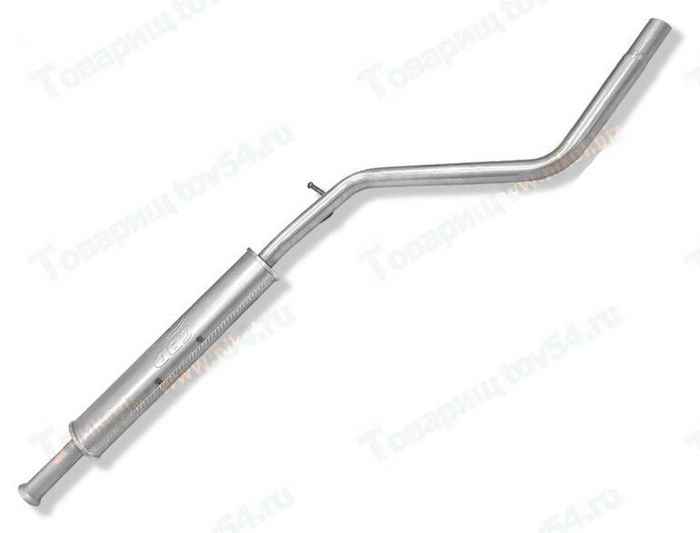 Резонатор (глушитель дополнительный) Lada X-RAY (двиг. 21129 1, 6L 106 л.с., 1, 8L 122 л.с.) сталь с нержавеющим алюмокремниевым покрытием <b>CBD CBD120.008</b> - изображение