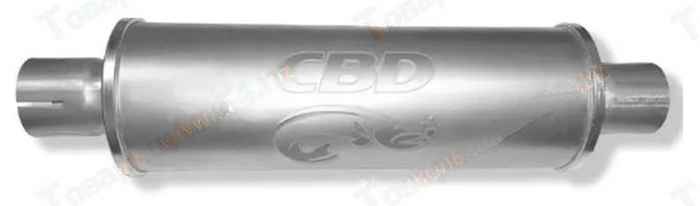 Резонатор универсальный 52х450х110 под хомут нерж. <b>CBD CBD420.602</b> - изображение