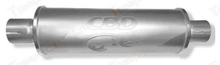 Резонатор универсальный 57х450х110 под хомут нерж. <b>CBD CBD420.603</b> - изображение