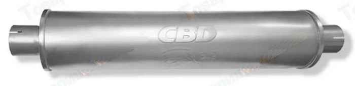 Резонатор универсальный 52х650х110 под хомут нерж. <b>CBD CBD420.610</b> - изображение