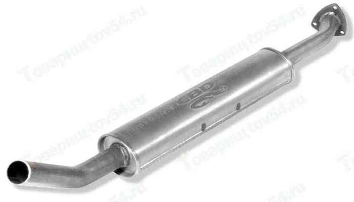 Резонатор ВАЗ 21214 (под катализатор) Евро-3 (под 3 болта) нерж. <b>CBD RAL011</b> - изображение