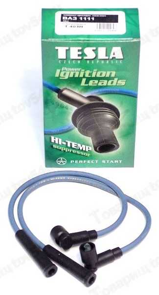 Провода в/в ВАЗ 1111 Тесла Стандарт зеленая <b>Чехия T403H</b> - изображение