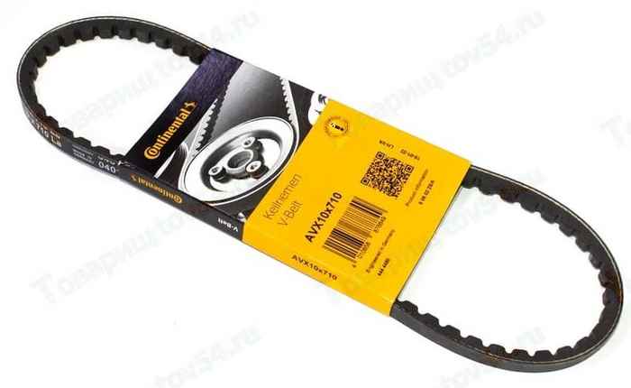 Ремень 715 ВАЗ 2108 зубчатый <b>CONTITECH 10X710</b> - изображение