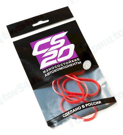 Прокладка коллектора LADA Largus (16кл), Renault Logan, Sandero впуск (5шт) силикон красный 8200052 <b>CS-20 10239</b> - изображение